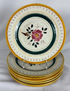 lot 202 image: Grand Grouping of Vintage Stangl Pottery Terra Rose Garden Floral Dishes