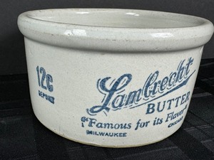 lot 135 image: Vintage Lambrecht Butter Crock