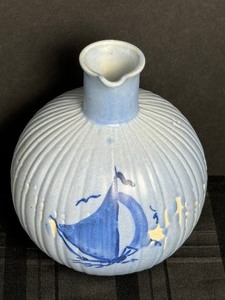 lot 108A image: Vintage Stangl Ribbed Pitcher, 1388