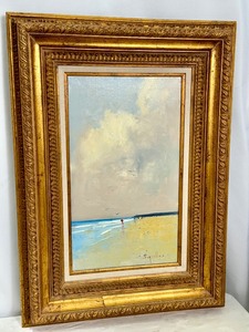 lot 190 image: Framed Original Oil on Canvas Painting by Jorge Segrelles