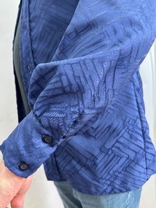 lot 162 image: Vintage Royal Blue Long Sleeved Button Up Shirt