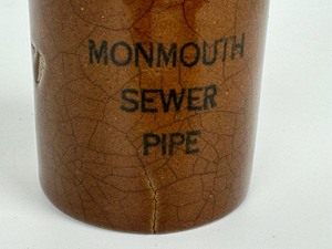 lot 218 image: Vintage Monmouth Sewer Pipe