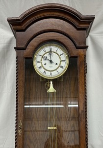 lot 15A image: Vintage Ethan Allen Large Wooden Wall Clock