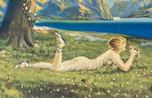lot 8B image: Elysian Fields Framed Print by Robert Atkinson Fox