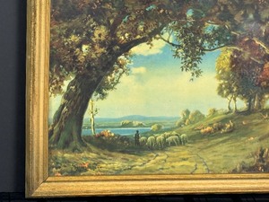 lot 249 image: Vintage Framed R. Atkinson Fox Print Indian Summer