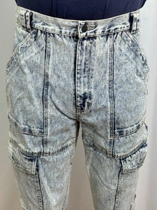 lot 283A image: Vintage Stay Tuned Acid Washed Denim Jeans