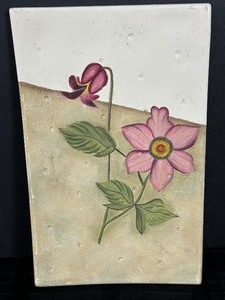 lot 326 image: Hand Painted Decorative Tile