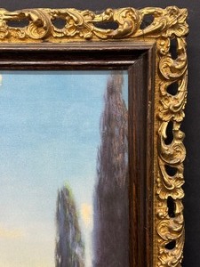 lot 4 image: Vintage Framed R. Atkinson Fox Print Romance Canyon
