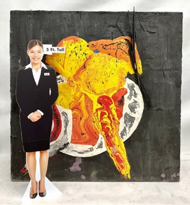 lot 235 image: Art Videen Space Warrior Collage 6 Ft x 6Ft