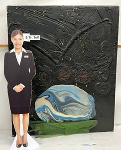 lot 150A image: Art Videen Untitled Fresco-Style Art Piece