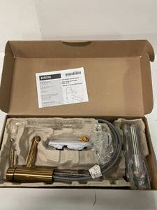 lot 22 image: Brand New MOEN 6190BG Align Single-Hole, One-Handle Bathroom Faucet w Brushed Gold ($277 Retail Value)