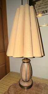 lot 13 image: Table Lamp with Shade