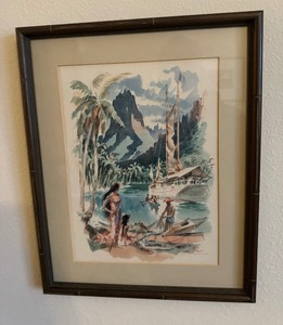 lot 20 image: Lot of Two Framed Vintage Prints