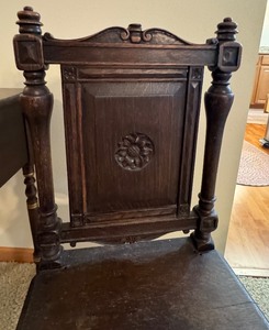lot 45 image: Antique Wood Chair