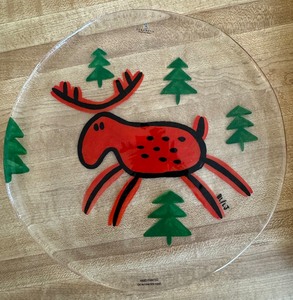 lot 156 image: Bergdala Tallrik Moose Plate with Box