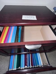 lot 209 image: Office File Cabinet Two Drawer