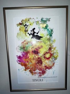 lot 213 image: Framed Artwork Titled Tivoli