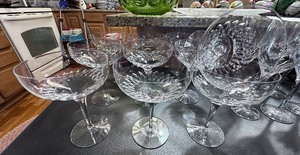 lot 250 image: Beautiful Orrefors Crystal Stemware Set