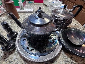 lot 267 image: Mixed Lot of Silver Plate Items