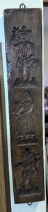 lot 298 image: Carved Wood Wall Hanging