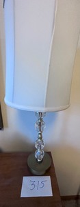 lot 315 image: Table Lamp with Shade