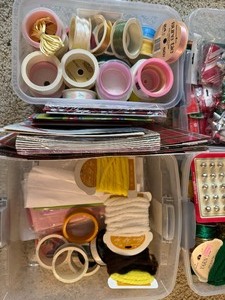 lot 409 image: Mixed Lot of Craft Ribbon