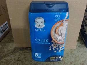 4 x 16 oz Gerber Oatmeal Single Gra...