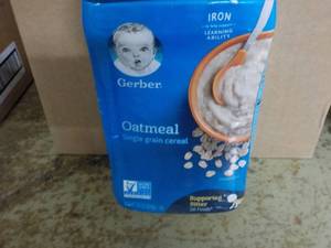 5 x 16 oz Gerber Oatmeal Single Gra...