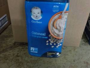 7 x 16 oz Gerber Oatmeal Single Gra...