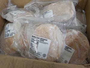 L Box of Frozen 2 oz pkgs Oven Roas...