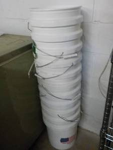 By SS  10 x 5 Gallon Buckets...