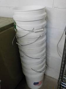 By SS  9 x 5 Gallon Buckets...
