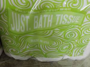 48 Rolls Just Bath Tissue 2 ply Toi...