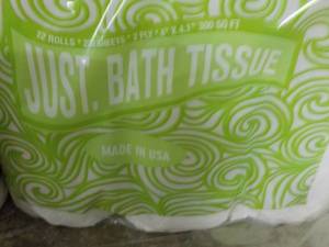 48 Rolls Just Bath Tissue 2 ply Toi...
