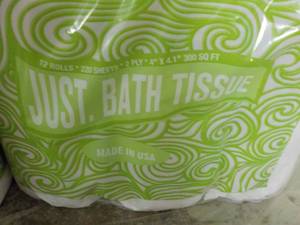 48 Rolls Just Bath Tissue 2 ply Toi...