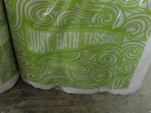 48 Rolls Just Bath Tissue 2 ply Toi...