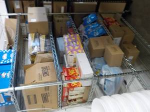 5 Shelves of Variety of Food- some ...