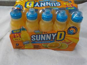 15 pack Sunny D Tangy Original 11.3...