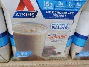 12 x 11 oz Atkins Milk Chocolate De...