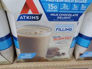 12 x 11 oz Atkins Milk Chocolate De...