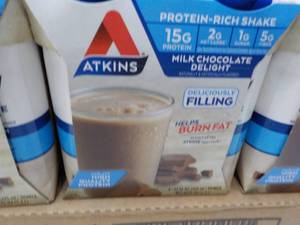 12 x 11 oz Atkins Milk Chocolate De...