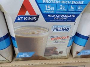 12 x 11 oz Atkins Milk Chocolate De...