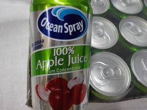 24 x 7.2 oz Cans Ocean Spray Apple ...