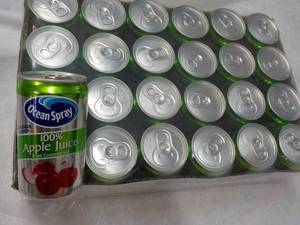 24 x 7.2 oz Cans Ocean Spray Apple ...