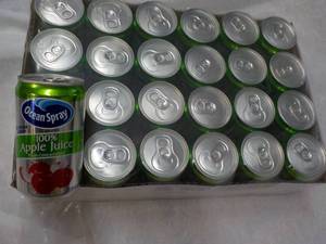 24 x 7.2 oz Cans Ocean Spray Apple ...