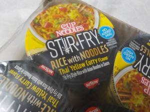6 pack Cup Noodles Stir Fry Thai Ye...