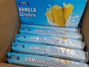 12 x 8 oz Pkgs Pampa Vanilla Wafers...