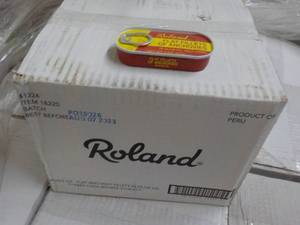Case of Roland 4 x 25 x 2 oz Tins F...