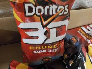 8 Doritos 3D Crunch Nacho Cheese Sn...