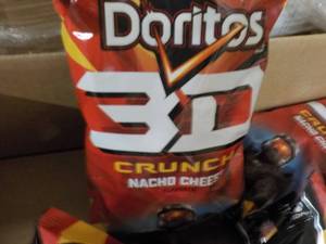 8 Doritos 3D Crunch Nacho Cheese Sn...